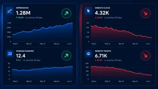 Rankings up, organic traffic down due to Google AI Overviews | Sawan Jha